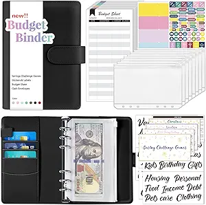 cash envelope budgeting binder system
