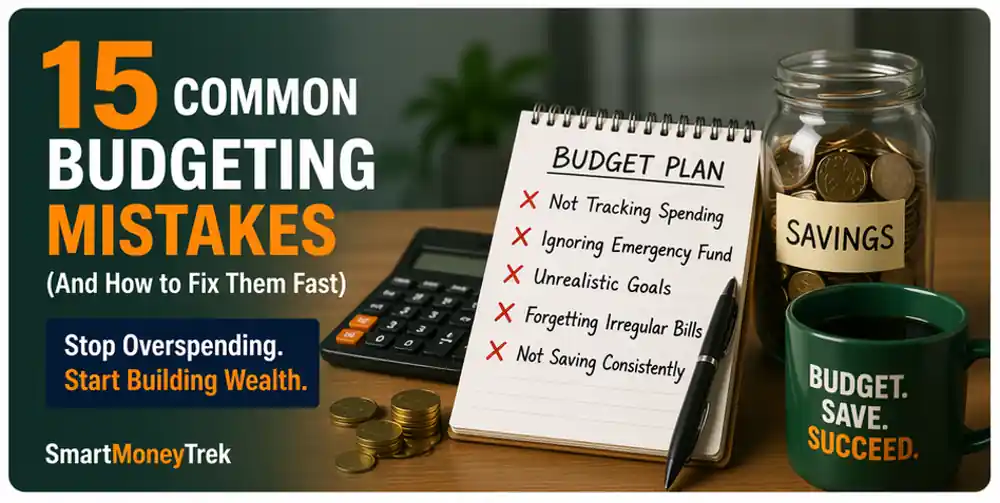 15 common budgeting mistakes and how to fix them fast