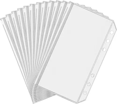 Cash envelope budgeting binder system